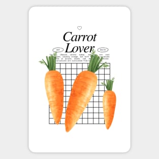 Carrot Lover - Root Vegetables Magnet